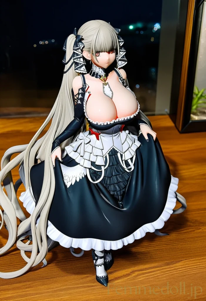 【アズレン/イラスト】フォーミダブルの爆乳ゴスロリ衣装で指揮官を優しく誘う画像集 29枚目