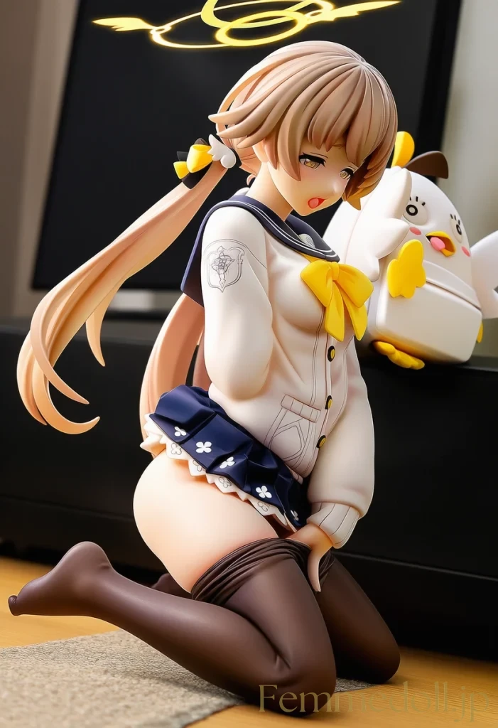 【ブルアカ/エロ画像】制服ヒフミの帰宅オナニー画像集がヤバい 12枚目