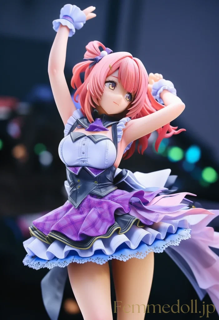 【オリジナル】アイドルダンス誘惑で体をくねらせ、欲情爆発【フィギュアエロCG30枚】 17枚目