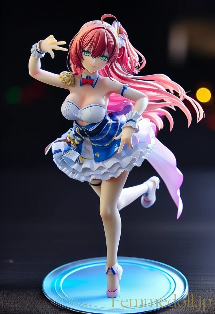 【オリジナル】アイドルの爆乳がダンスで揺れ視線釘付けに【フィギュア風CG30枚】 73枚目