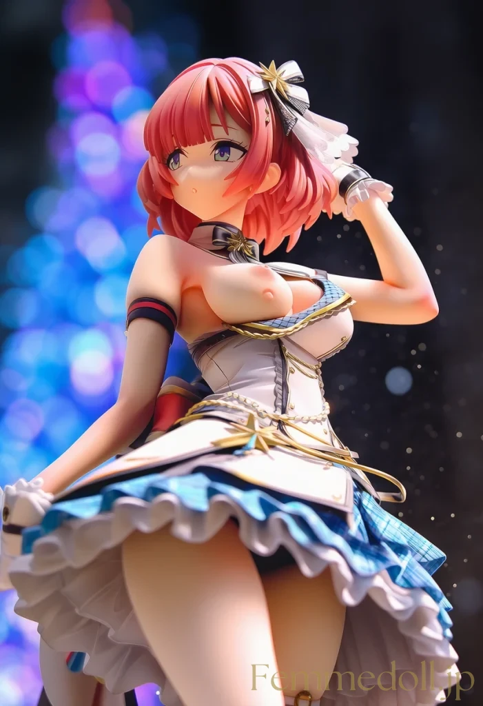 【オリジナル】アイドルの爆乳がダンスで揺れ視線釘付けに【フィギュア風CG30枚】 65枚目
