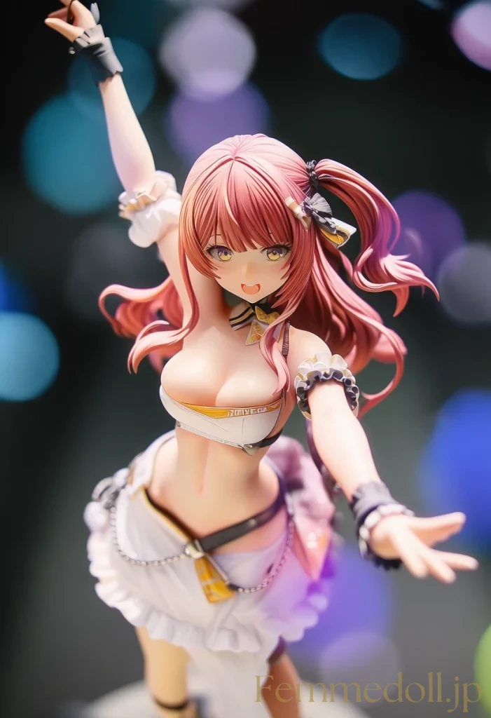 【オリジナル】アイドルの爆乳がダンスで揺れ視線釘付けに【フィギュア風CG30枚】 55枚目