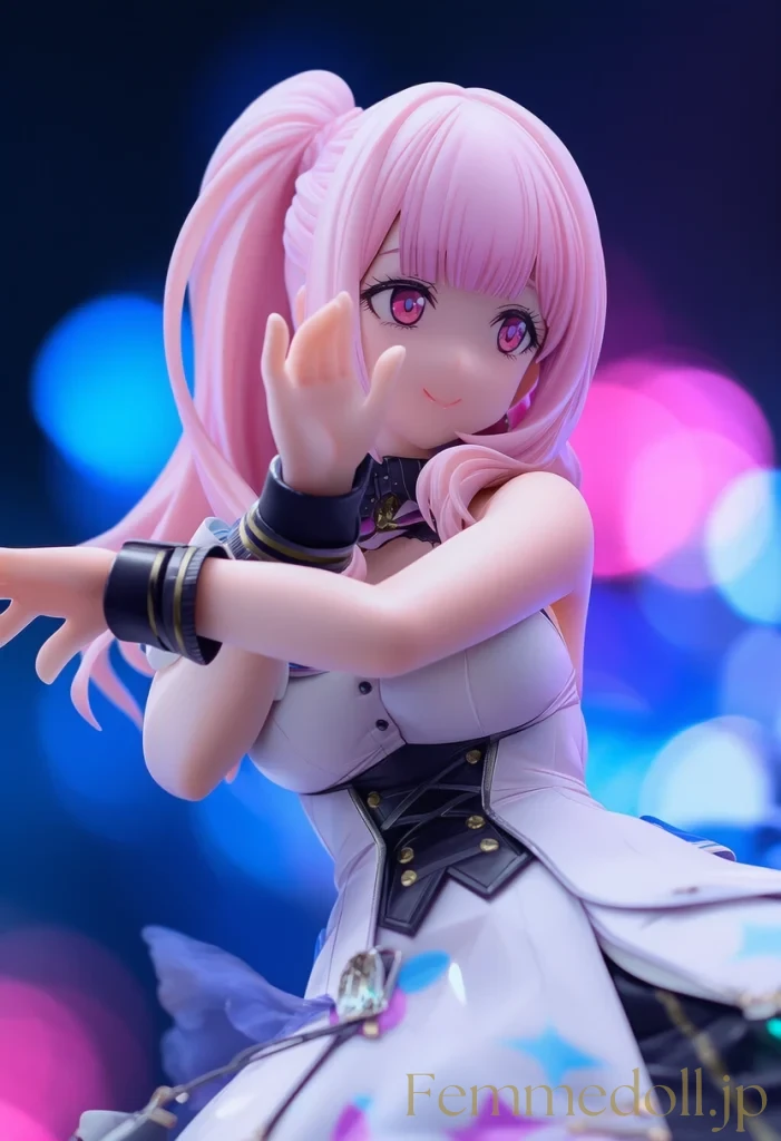 【オリジナル】アイドルの爆乳がダンスで揺れ視線釘付けに【フィギュア風CG30枚】 51枚目