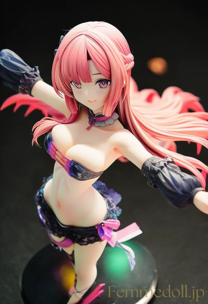 【オリジナル】アイドルの爆乳がダンスで揺れ視線釘付けに【フィギュア風CG30枚】 43枚目