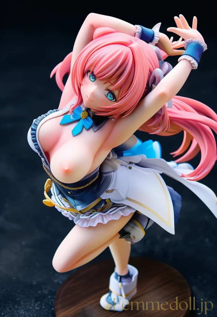 【オリジナル】アイドルの爆乳がダンスで揺れ視線釘付けに【フィギュア風CG30枚】 39枚目