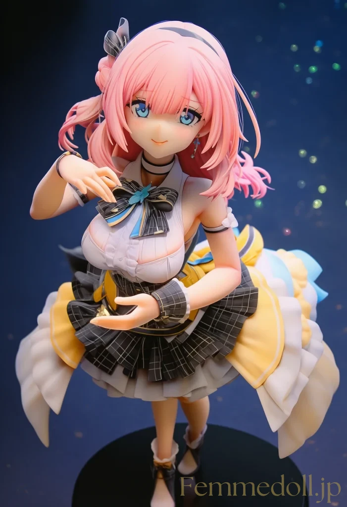 【オリジナル】アイドルの爆乳がダンスで揺れ視線釘付けに【フィギュア風CG30枚】 31枚目