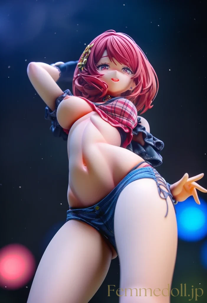 【オリジナル】アイドルダンス誘惑で体をくねらせ、欲情爆発【フィギュアエロCG30枚】 24枚目