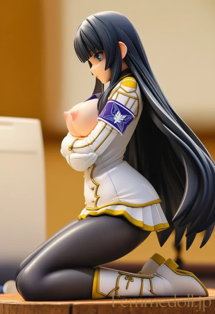 【閃乱カグラ】斑鳩：黒髪美女の禁断に満ちた優雅な肢体【AI生成イラスト24枚】 6枚目