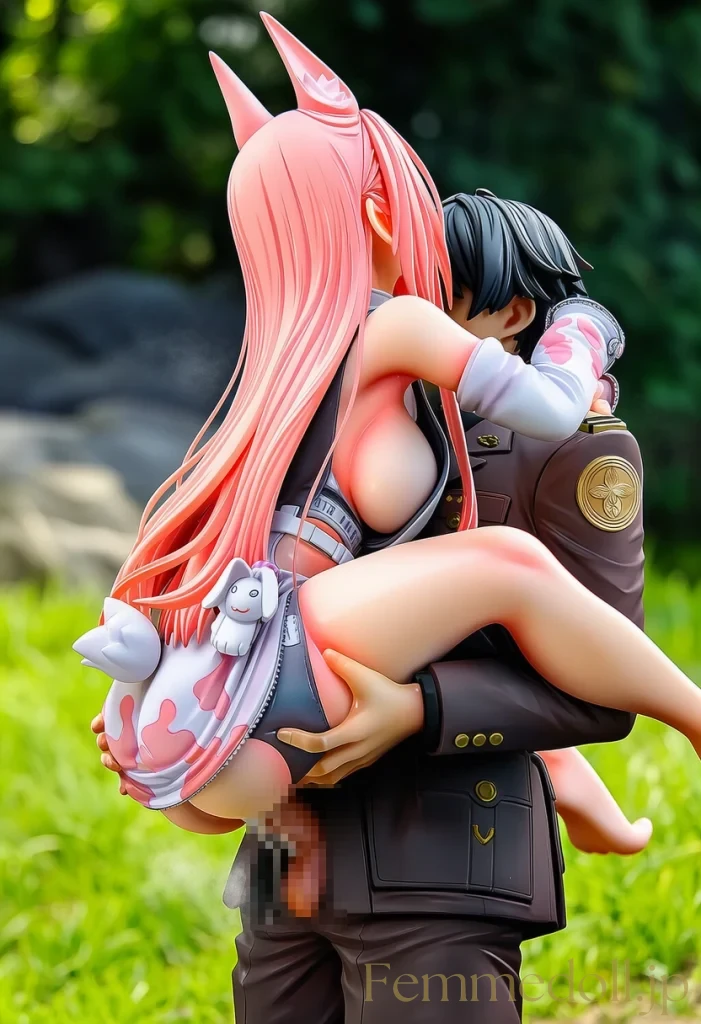 【NIKKE】レオナ「はあんっ、来て！」野外開放SEXで尻肉が限界弾み【悶絶フィギュア風36枚】 15枚目