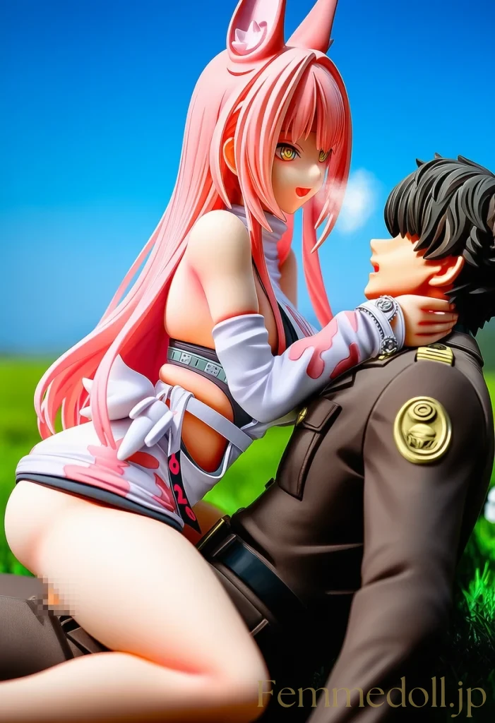 【NIKKE】レオナ「はあんっ、来て！」野外開放SEXで尻肉が限界弾み【悶絶フィギュア風36枚】 5枚目