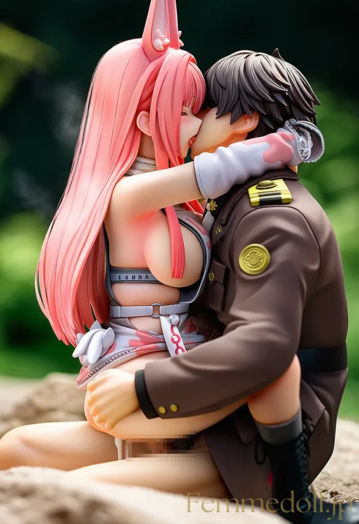 【NIKKE】レオナ「はあんっ、来て！」野外開放SEXで尻肉が限界弾み【悶絶フィギュア風36枚】 3枚目