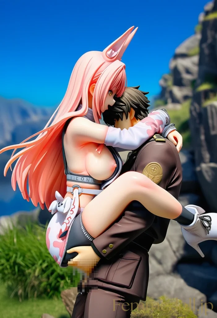 【NIKKE】レオナ「はあんっ、来て！」野外開放SEXで尻肉が限界弾み【悶絶フィギュア風36枚】 34枚目