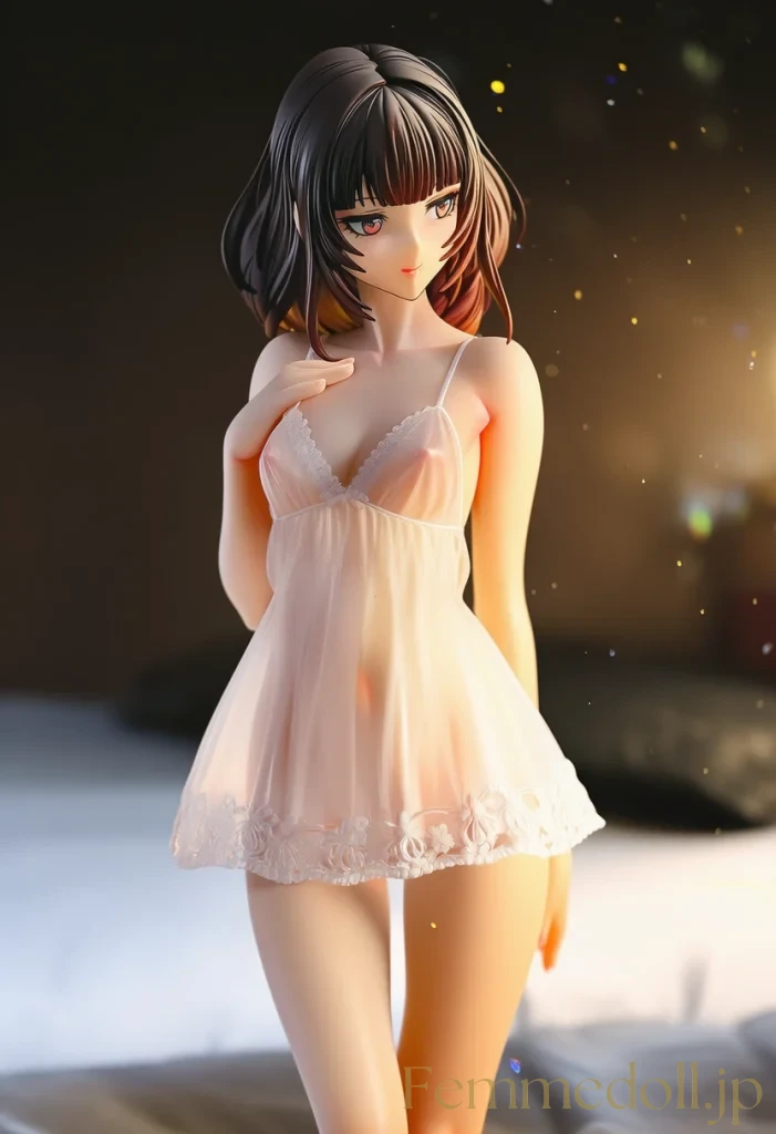 【オリジナル】夜の秘め事：もっと近くに来て♡セクシーランジェリーで誘惑【AI生成イラスト30枚】 8枚目