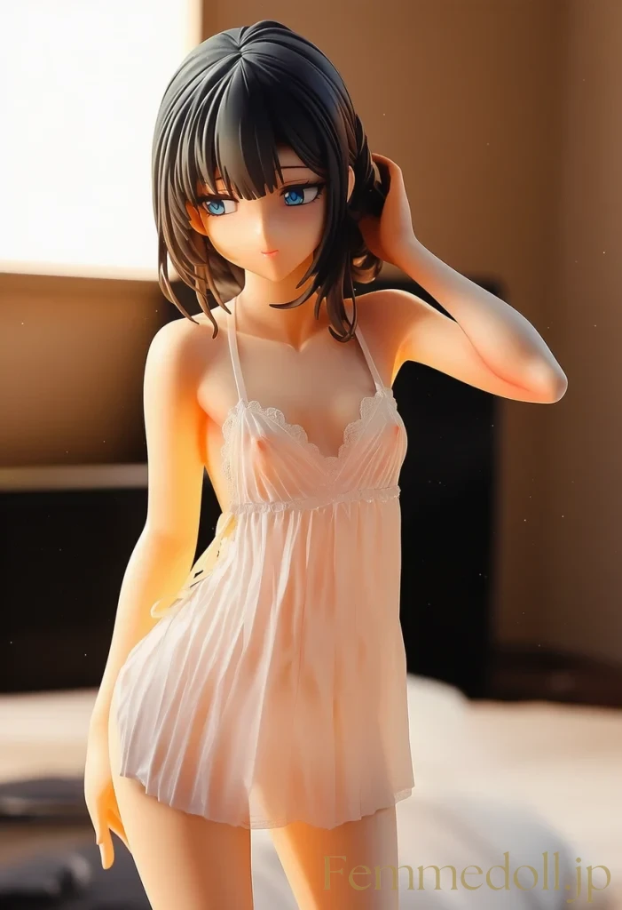 【オリジナル】甘い囁き：お兄ちゃん、触れて？誘惑のスケスケランジェリー【AI生成イラスト30枚】 14枚目