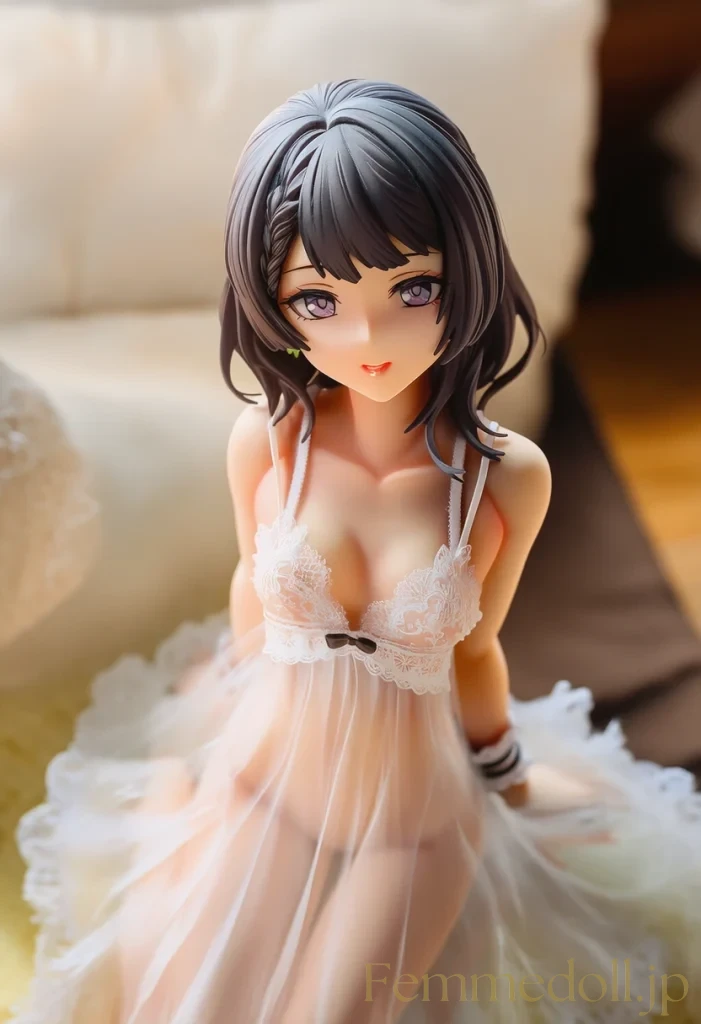 【オリジナル】甘い囁き：お兄ちゃん、触れて？誘惑のスケスケランジェリー【AI生成イラスト30枚】 8枚目