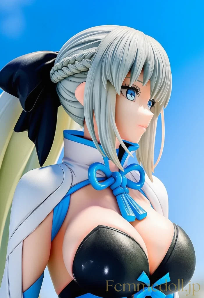 【FGO】モルガンのドレスから肌露出フィギュア風【エロイラスト24枚】 5枚目