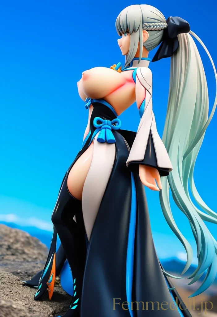 【FGO】モルガンのドレスから肌露出フィギュア風【エロイラスト24枚】 4枚目