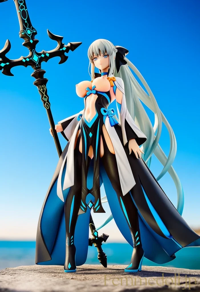 【FGO】モルガンのドレスから肌露出フィギュア風【エロイラスト24枚】 3枚目