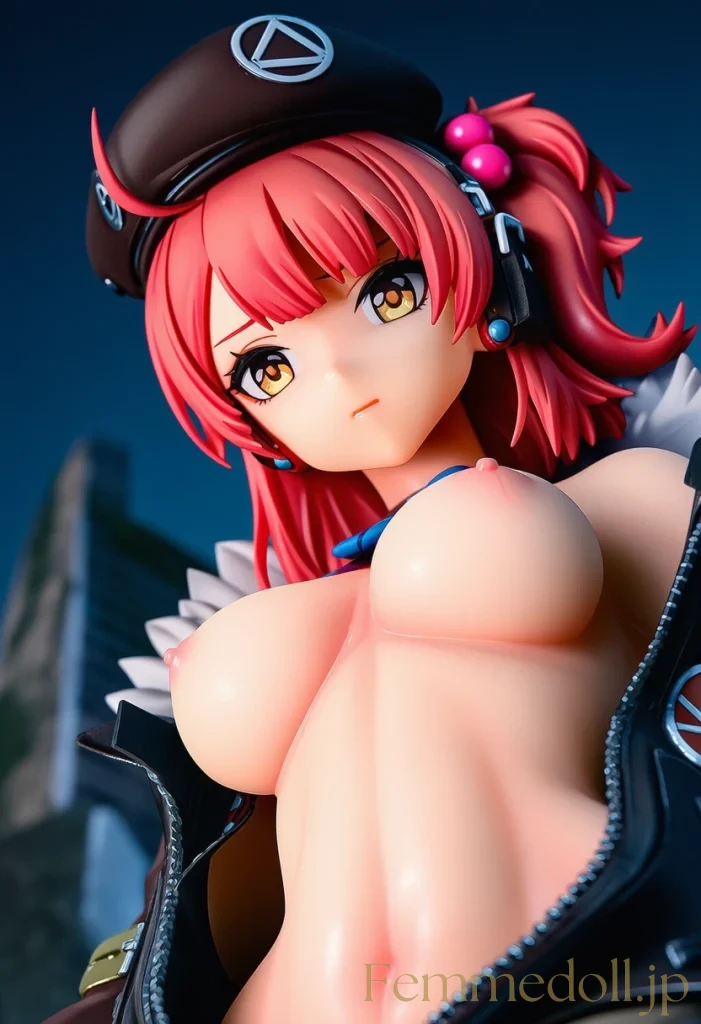 【ドルフロ】MP7：崩壊都市の闇に浮かぶ赤髪少女の秘められた裸身【AI生成イラスト24枚】 15枚目