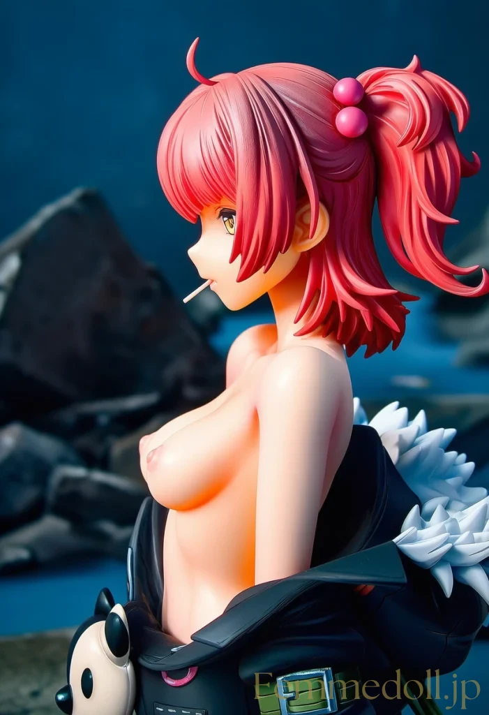 【ドルフロ】MP7：崩壊都市の闇に浮かぶ赤髪少女の秘められた裸身【AI生成イラスト24枚】 12枚目