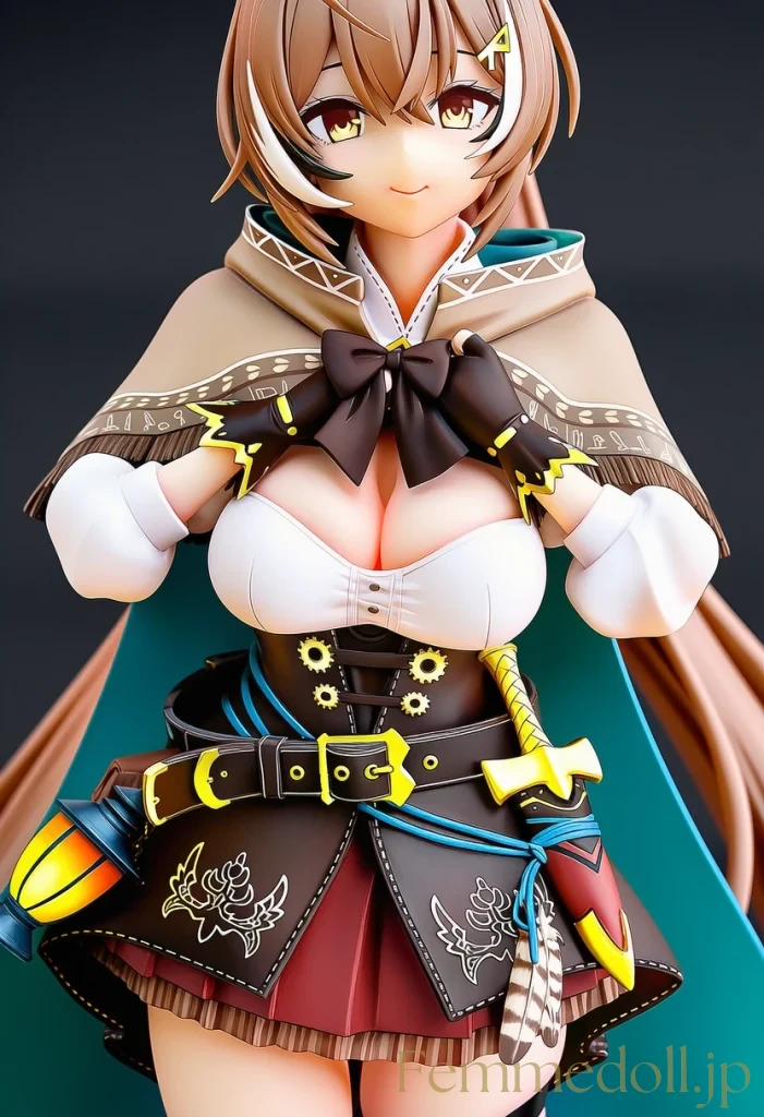 【Hololive】Nanashi Mumei「もっと見て…」清楚な彼女が誘惑ポーズ【フィギュア風AIエロ30枚】 7枚目