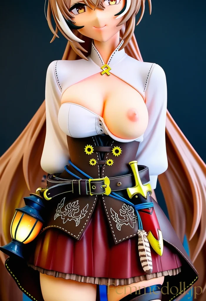 【Hololive】Nanashi Mumei「もっと見て…」清楚な彼女が誘惑ポーズ【フィギュア風AIエロ30枚】 5枚目