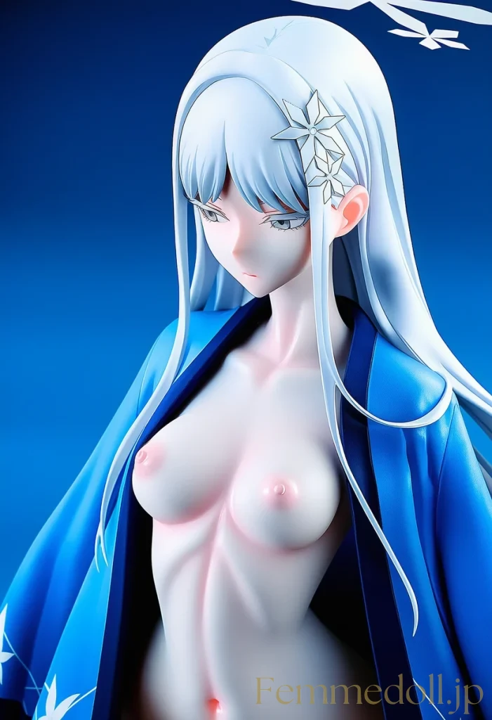 【画像】ブルアカナグサの白髪フィギュアAIがエロすぎてワイ死亡ｗｗｗｗ 5枚目
