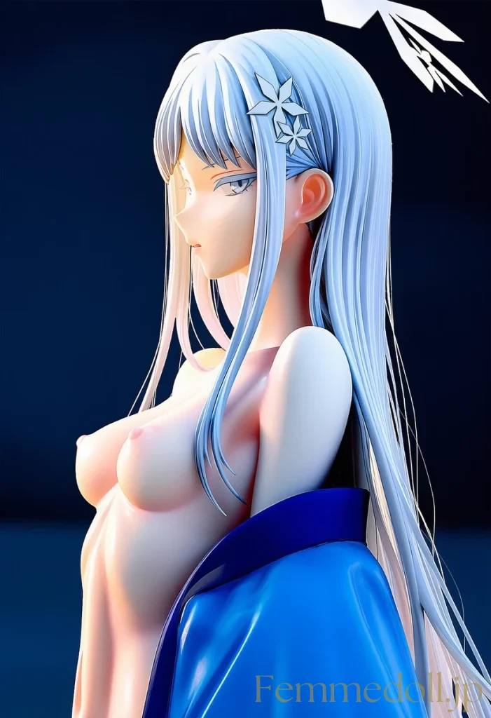 【画像】ブルアカナグサの白髪フィギュアAIがエロすぎてワイ死亡ｗｗｗｗ 12枚目