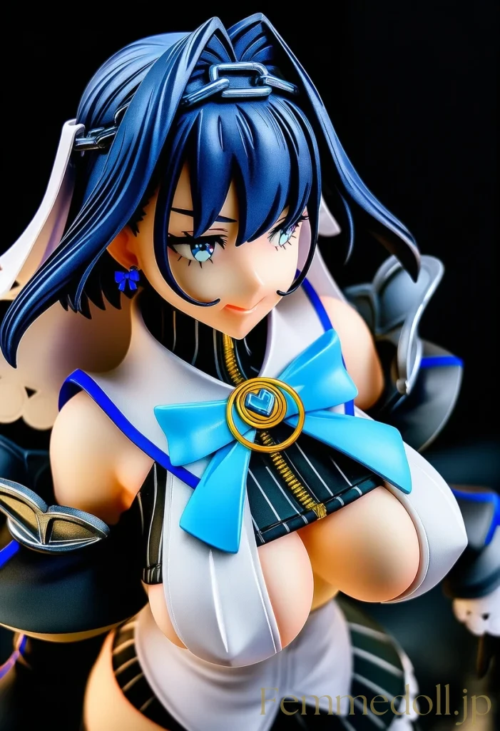 【hololive】オーロ・クロニー「触れたくなるでしょ？」爆乳見せつけ誘惑【フィギュア風AIエロ24枚】 15枚目