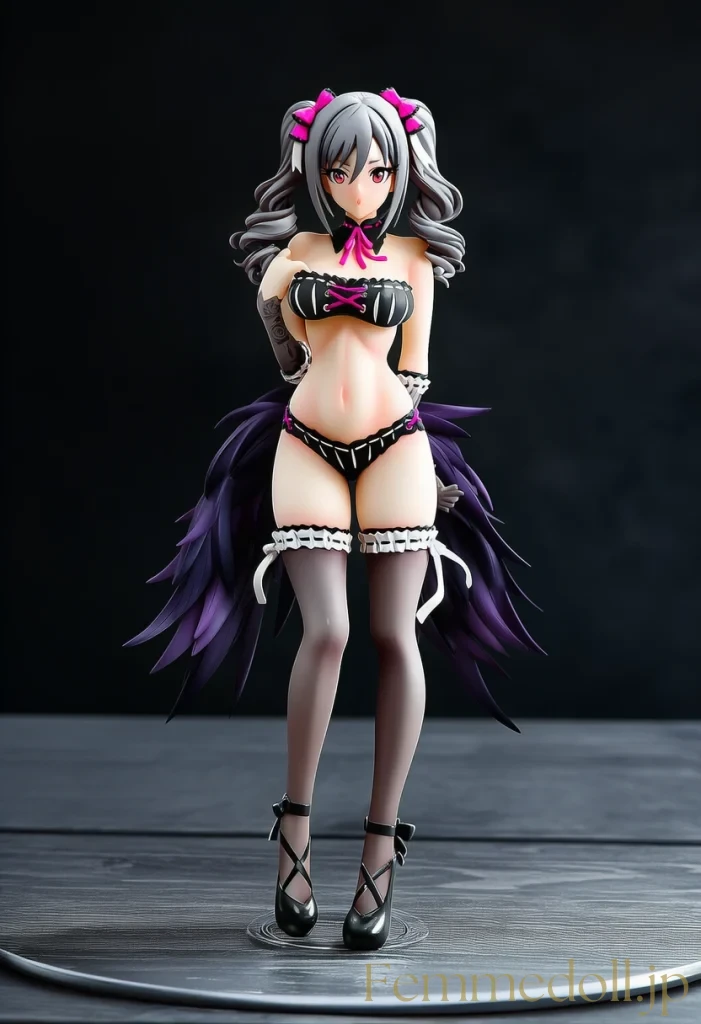 【デレマス】神崎蘭子ゴスロリの胸元がはみ出し妖艶揺れ【半裸エロCG30枚】 4枚目