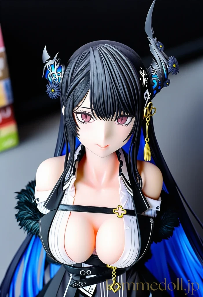 【hololive】ネリッサ・レイヴンクロフト「もっと見て…」オフショルダーで巨乳強調【AIエロイラスト30枚】 7枚目