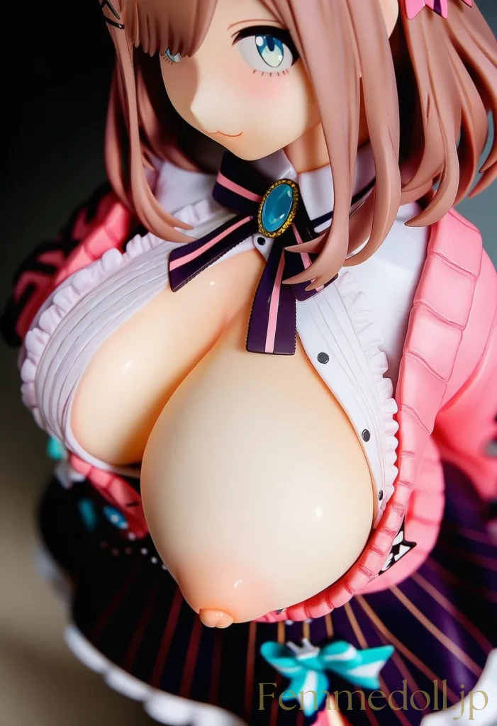 【にじさんじ】鈴原るる「こんなに熱くなっちゃった…♡」巨乳揉み誘惑の【AIフィギュア風エロ24枚】 23枚目