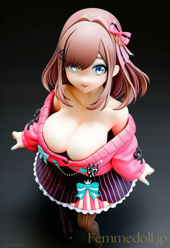 【にじさんじ】鈴原るる「こんなに熱くなっちゃった…♡」巨乳揉み誘惑の【AIフィギュア風エロ24枚】 22枚目