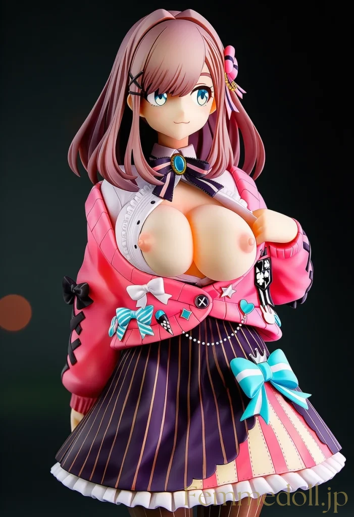 【にじさんじ】鈴原るる「こんなに熱くなっちゃった…♡」巨乳揉み誘惑の【AIフィギュア風エロ24枚】 16枚目
