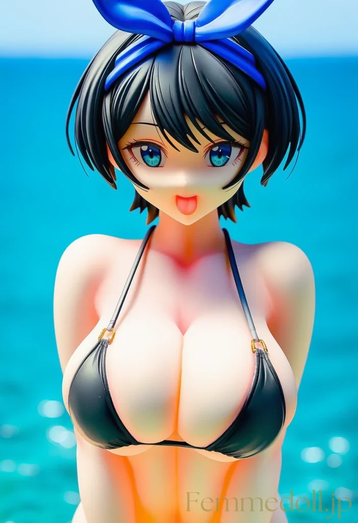 【彼女、お借りします】更科瑠夏海水着の爆乳がはみ出しプルプル誘惑【巨乳エロCG30枚】 16枚目
