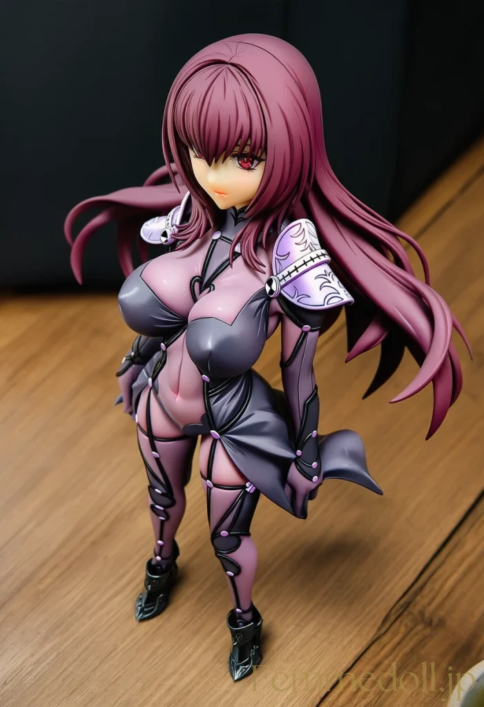 【FGO】スカサハがタイツで汗ばみ、柔らかボディで限界魅了【AIフィギュア風イラスト24枚】 6枚目