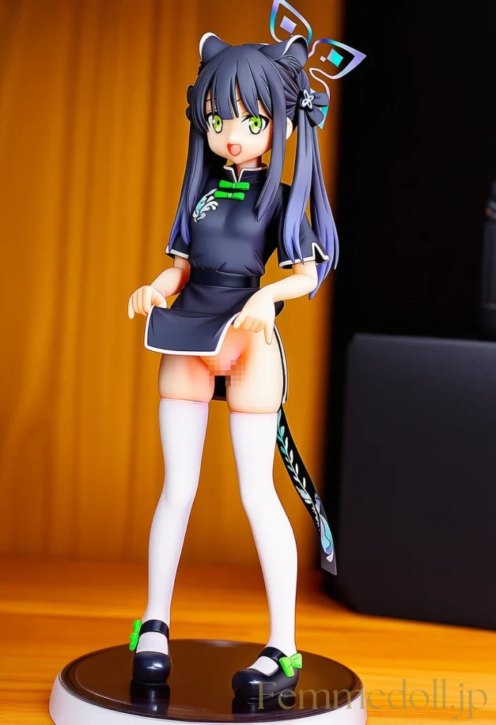 「秘薬のせいで、こんなに小さくなっちゃった…♡」チャイナシュエリンの幼女化ドレス姿 21枚目