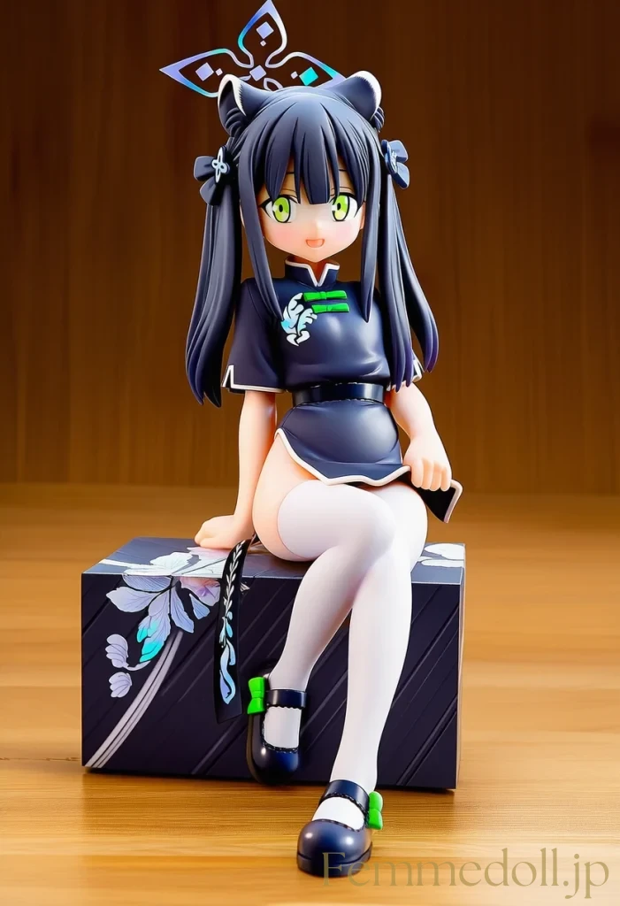 「秘薬のせいで、こんなに小さくなっちゃった…♡」チャイナシュエリンの幼女化ドレス姿 23枚目