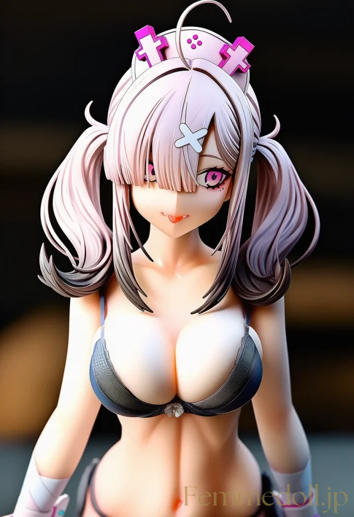 【にじさんじ】健屋花那のナース服はみ出しのむちむちボディが限界誘惑【AIエロフィギュア30枚】 12枚目