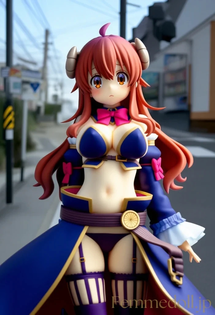 シャミ子「見ないでぇ…」危機管理フォームで街中露出羞恥【エロイラスト30枚】 18枚目