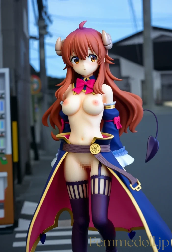 シャミ子「見ないでぇ…」危機管理フォームで街中露出羞恥【エロイラスト30枚】 27枚目