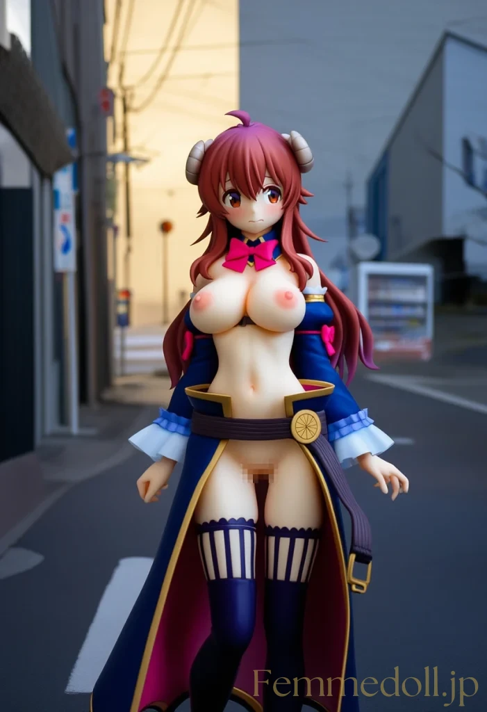 シャミ子「見ないでぇ…」危機管理フォームで街中露出羞恥【エロイラスト30枚】 19枚目