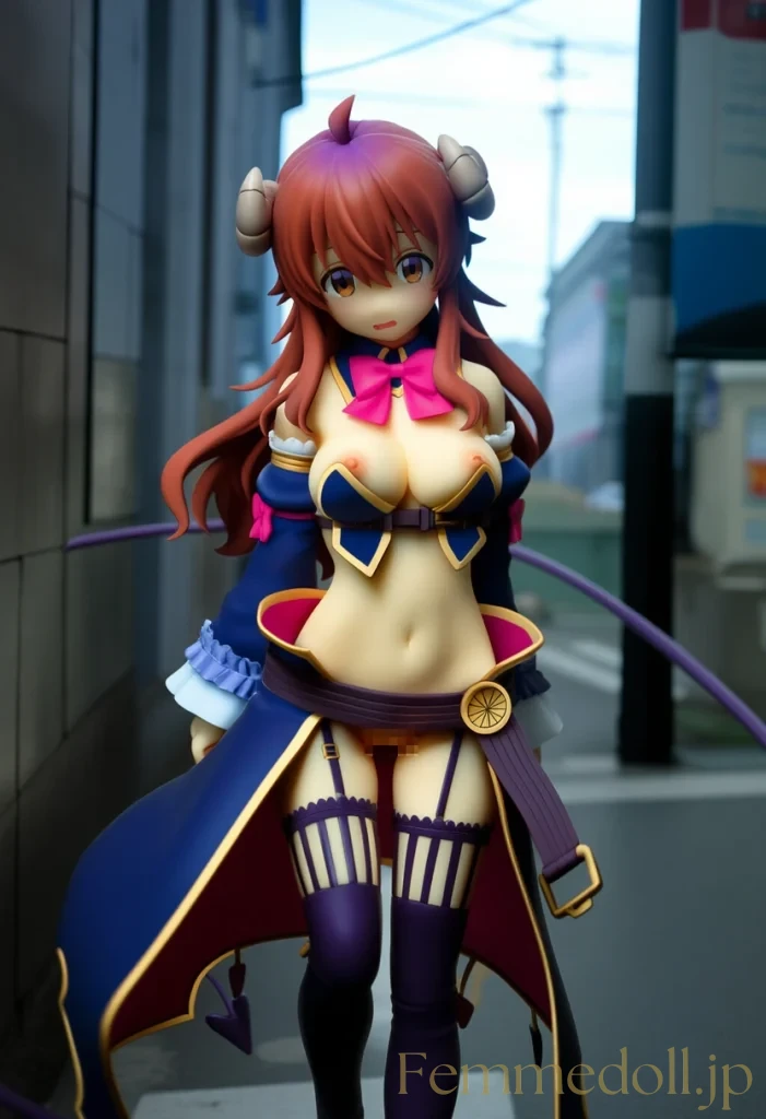 シャミ子「見ないでぇ…」危機管理フォームで街中露出羞恥【エロイラスト30枚】 10枚目