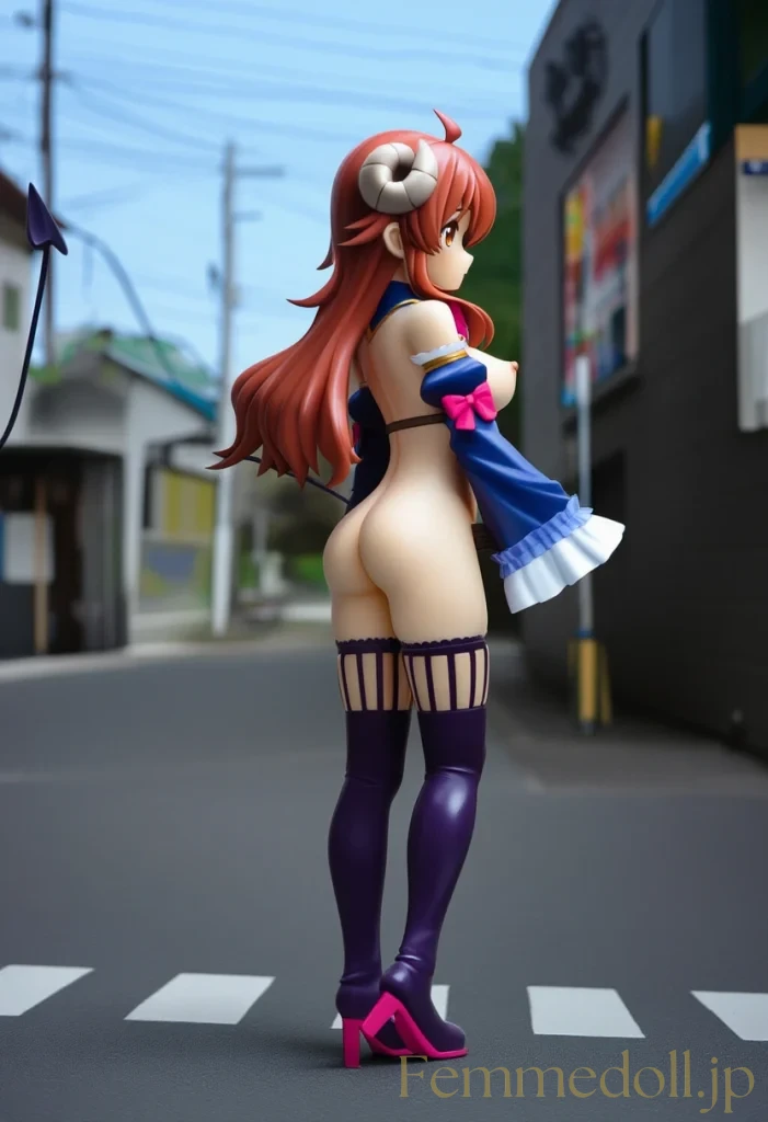 シャミ子「見ないでぇ…」危機管理フォームで街中露出羞恥【エロイラスト30枚】 6枚目