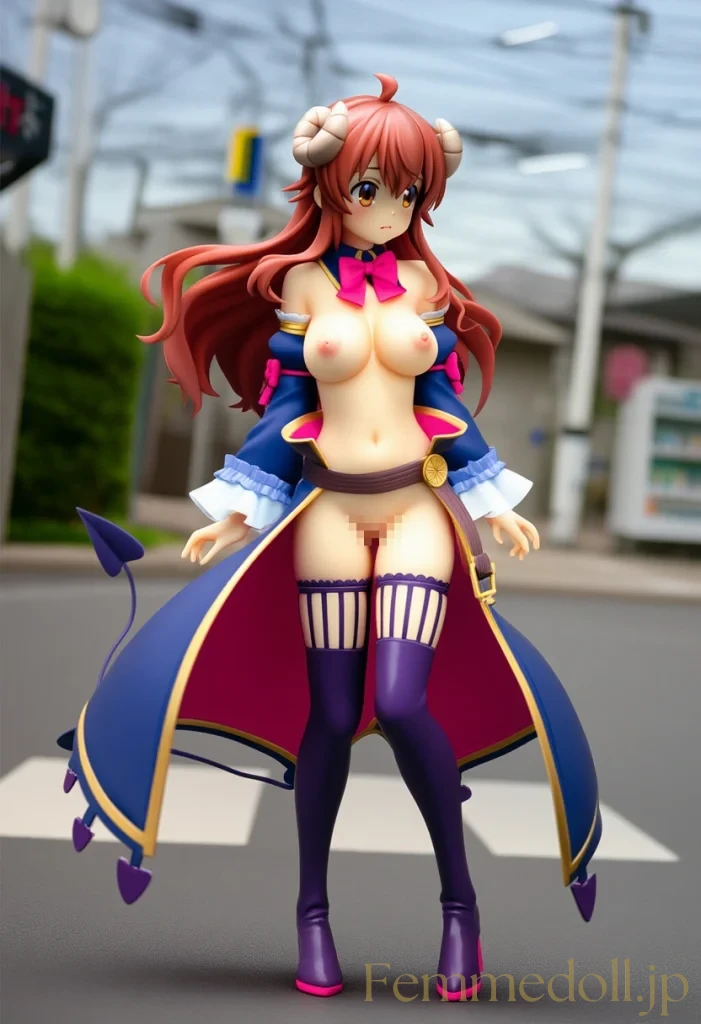 シャミ子「見ないでぇ…」危機管理フォームで街中露出羞恥【エロイラスト30枚】 1枚目