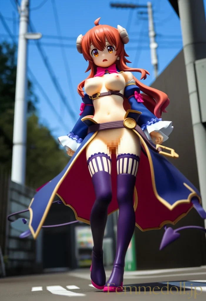 シャミ子「見ないでぇ…」危機管理フォームで街中露出羞恥【エロイラスト30枚】 26枚目