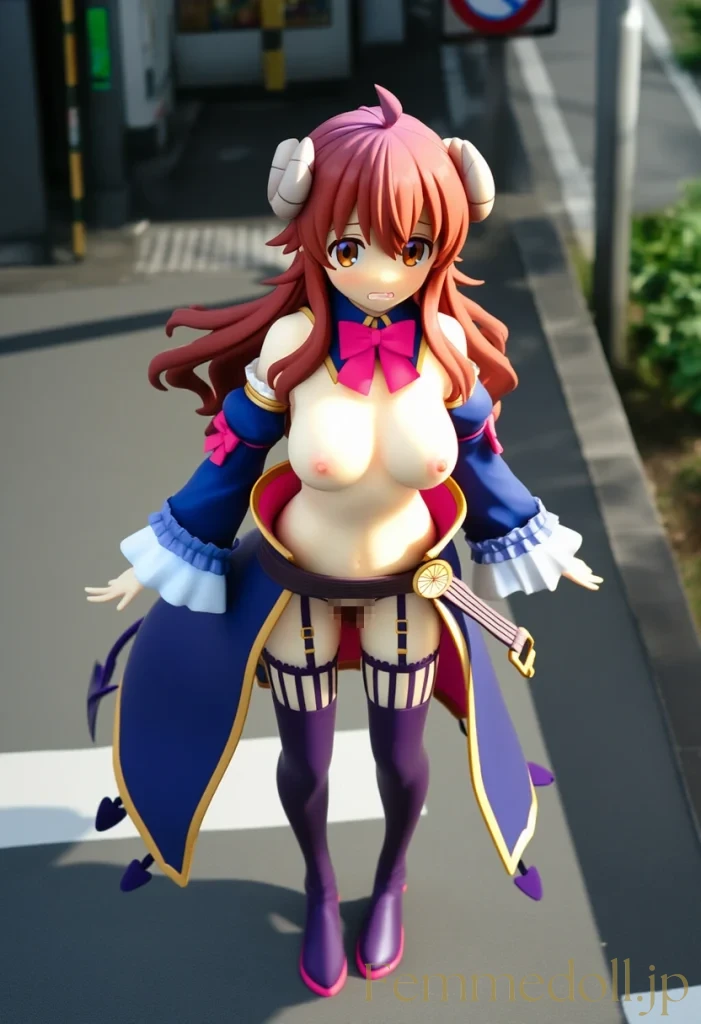 シャミ子「見ないでぇ…」危機管理フォームで街中露出羞恥【エロイラスト30枚】 29枚目