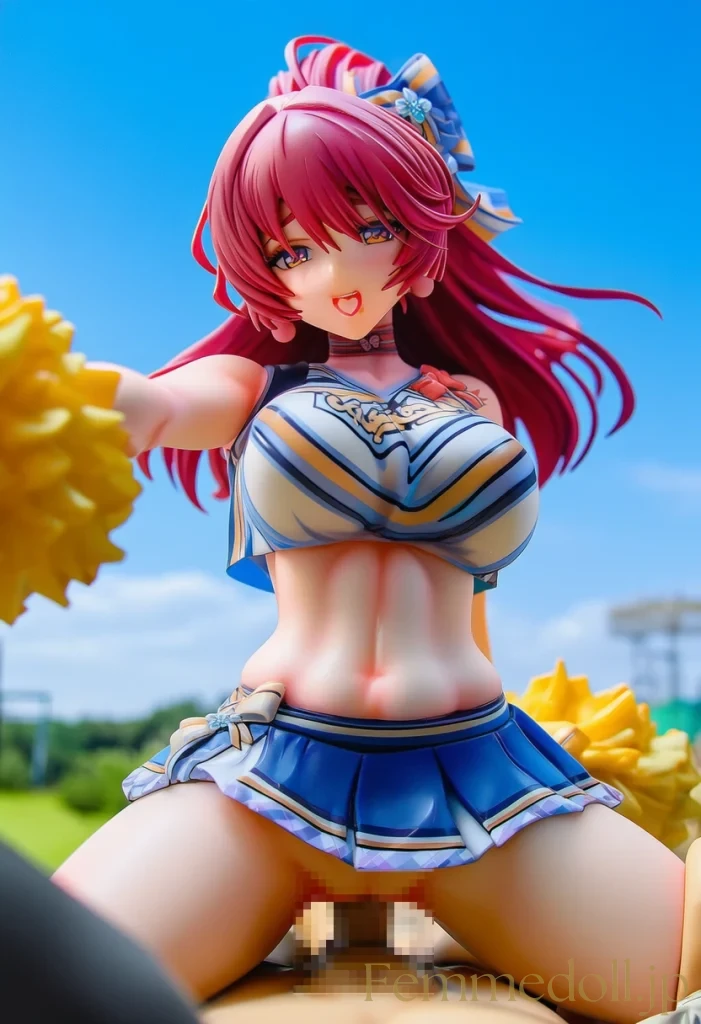 【オリジナル】チアガール「はあっ、熱い…！」俺の腰振りを応援してくれる美少女と汗だくSEX【AIイラスト30枚】 29枚目
