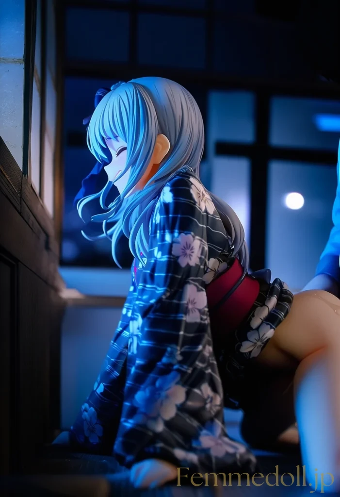 【オリジナル】浴衣少女密着SEXでビクビク絶頂連発【フィギュア風イラスト30枚】 7枚目