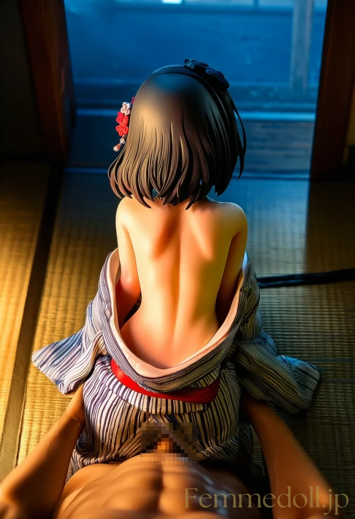 【オリジナル】浴衣少女密着SEXでビクビク絶頂連発【フィギュア風イラスト30枚】 11枚目